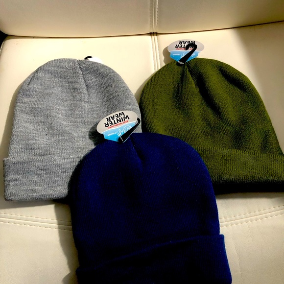 24/7 Life Plain Beanie Unisex Wind Resistant Winter Beanies Hats Size One(New) - Picture 2 of 11